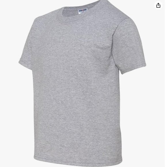 NWOT! Jerzees Youth Heavyweight Short-Sleeve T-Shirt Size small - Picture 2 of 5